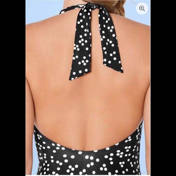 VENUS - Wrap Front Halter One-Piece - Picture 4 of 5